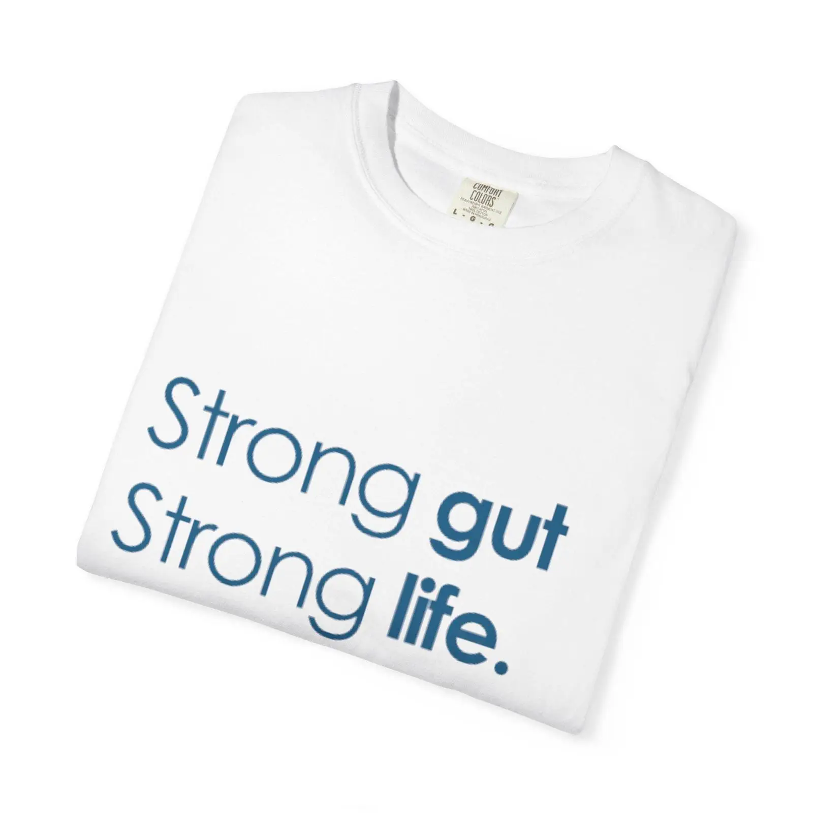 Health Wellness Lifestyle - Футболка с надписью Strong Gut Life,
