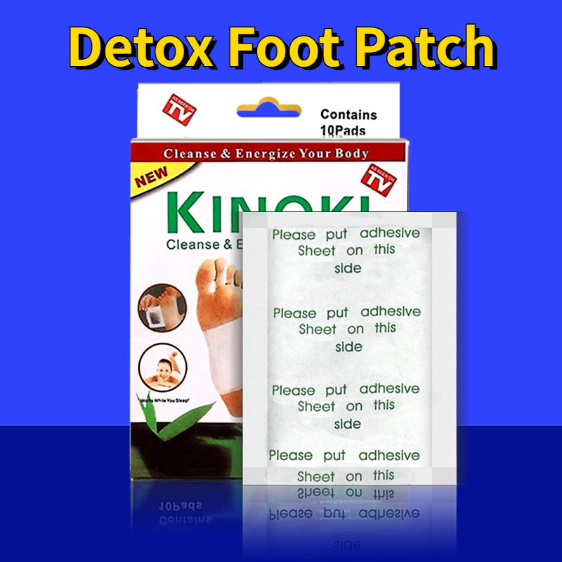 Detox Foot Patch - Корейская натуральная травяная детоксикационная Подушечка для