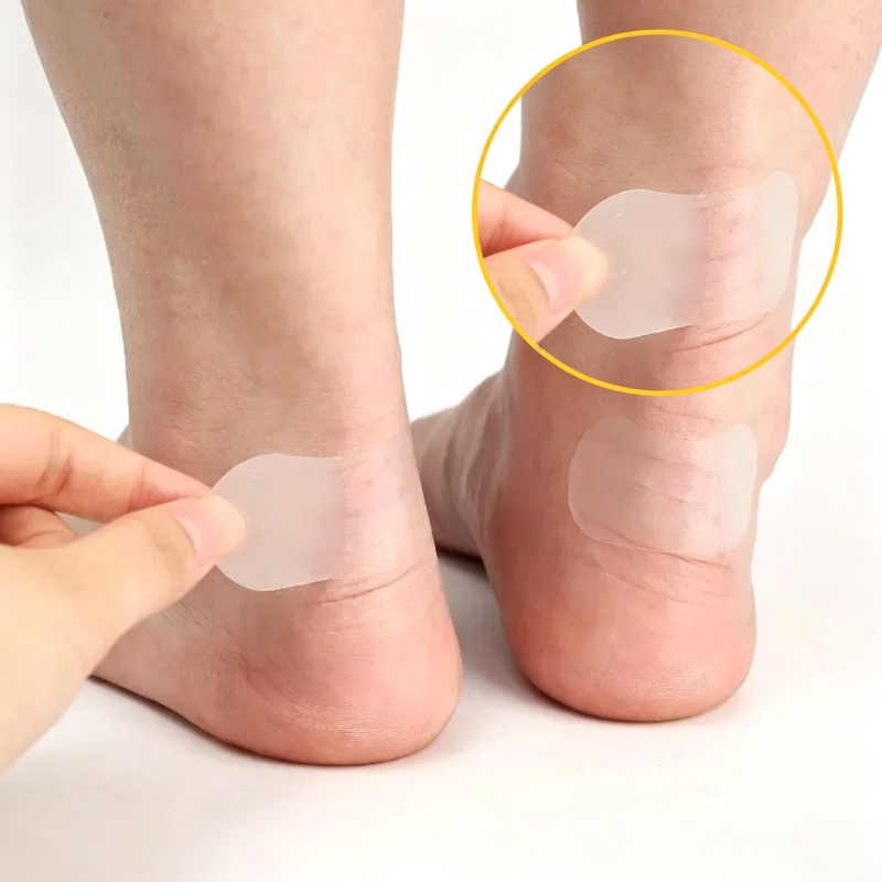 Detox Foot Patch - Невидимые гелевые накладки-протекторы для пяток от