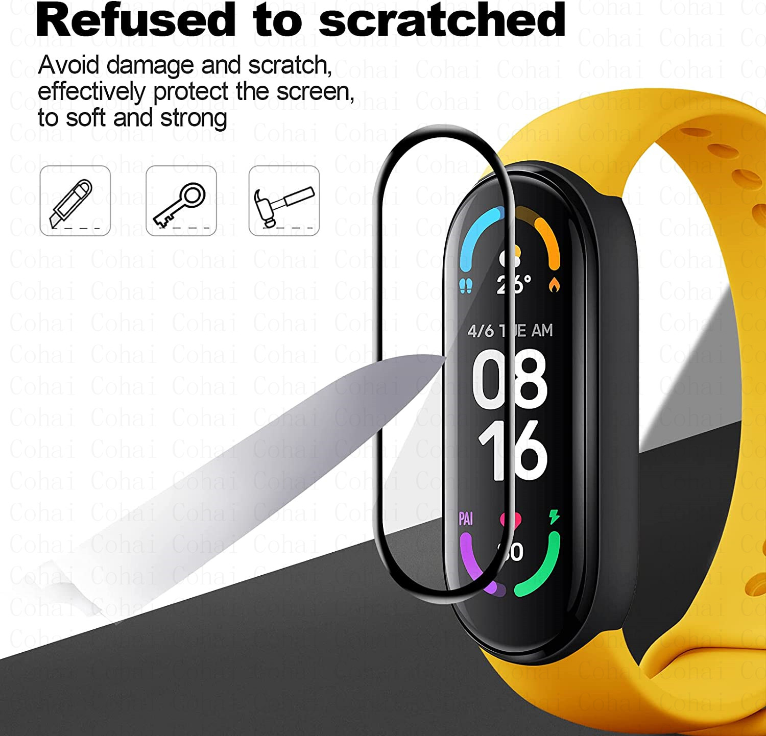 Закаленное стекло 9D для Xiaom – обзор и цена Health Wellness Bracelet