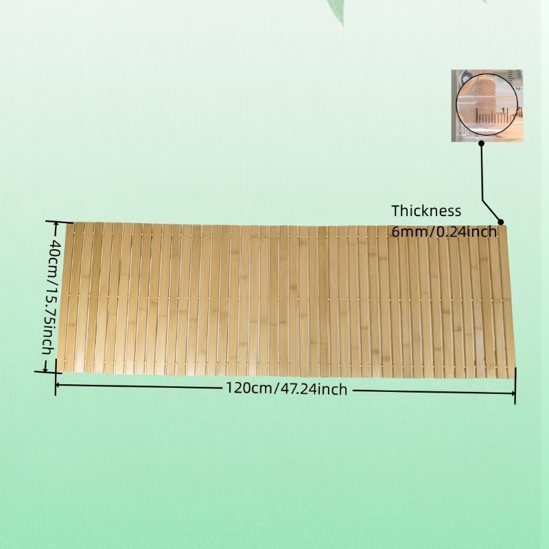 Большой бамбуковый коврик для  – обзор и цена Bamboo Bath Mat