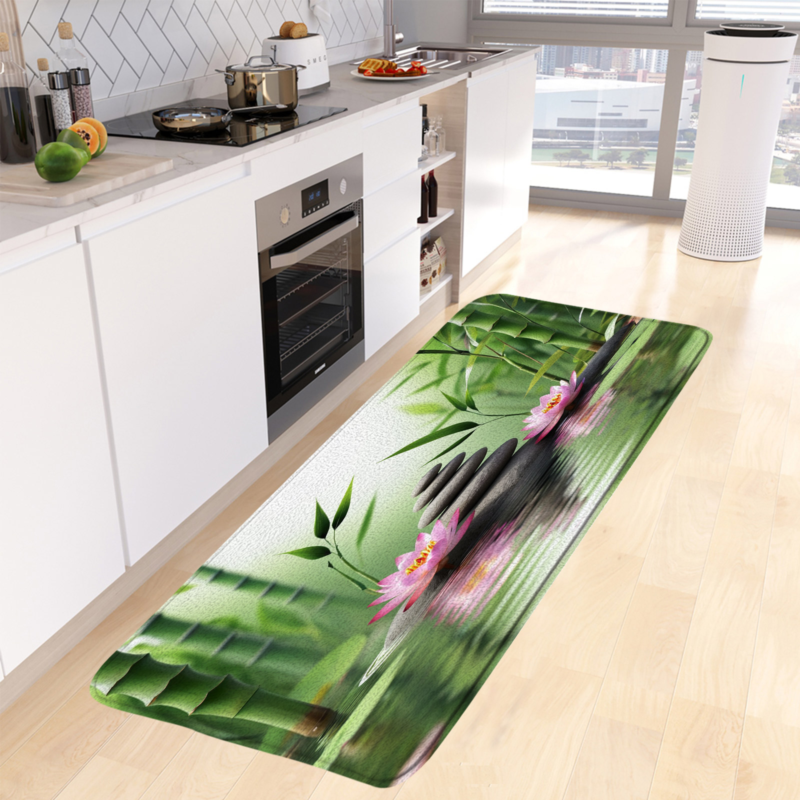 Зеленый Бамбуковый Коврик для  – обзор и цена Bamboo Bath Mat