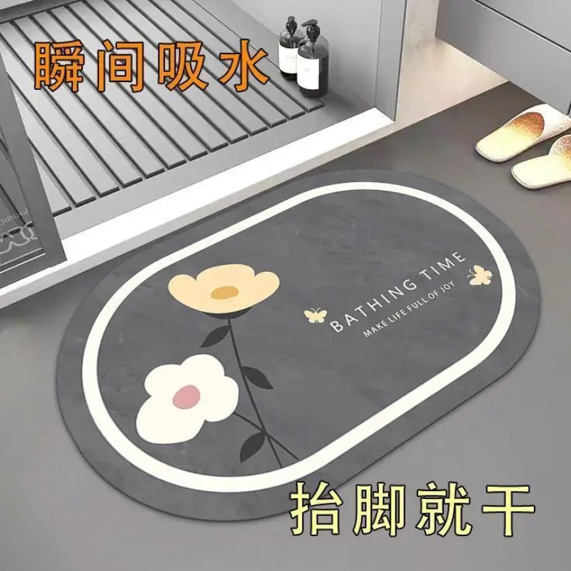 Скандинавский впитывающий ковр – обзор и цена Bamboo Bath Mat