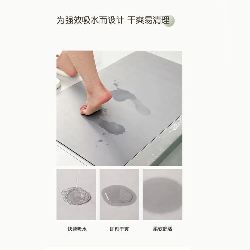Скандинавский впитывающий ковр – обзор и цена Bamboo Bath Mat