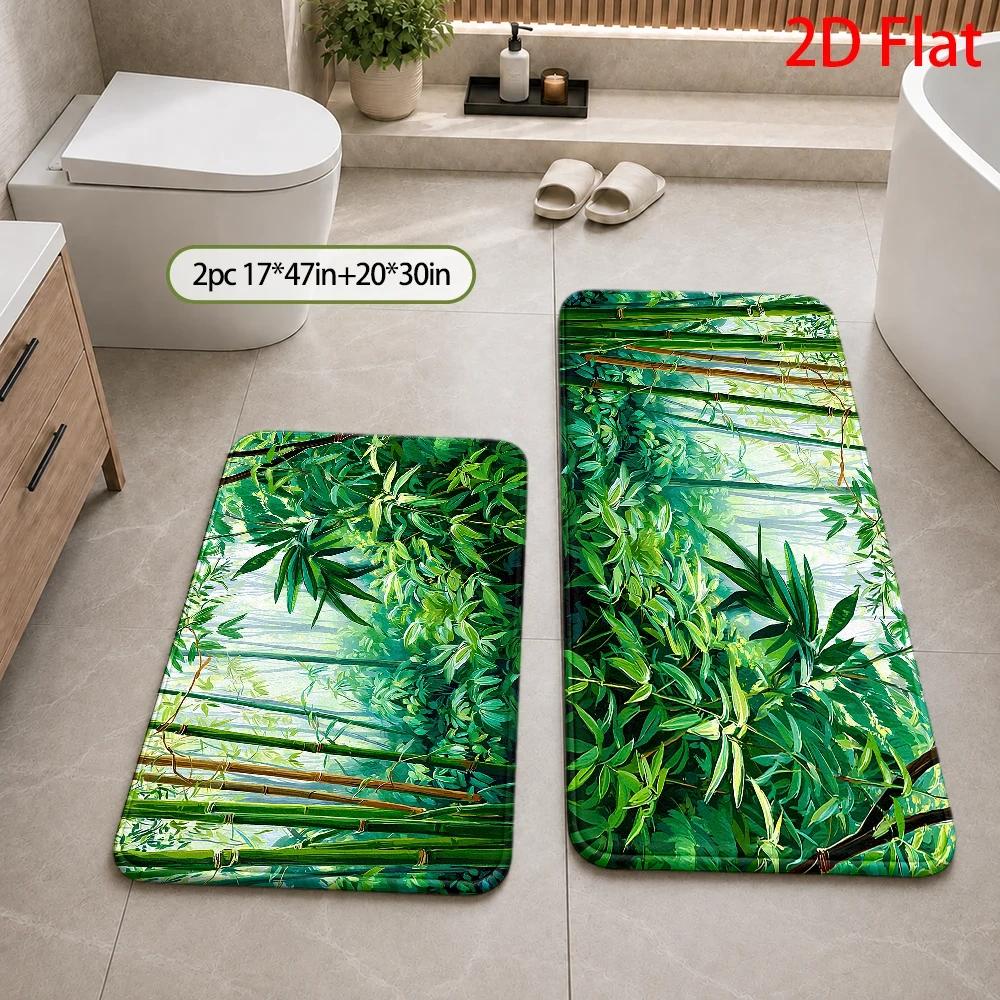 Коврик для ванной с узором тро – обзор и цена Bamboo Bath Mat