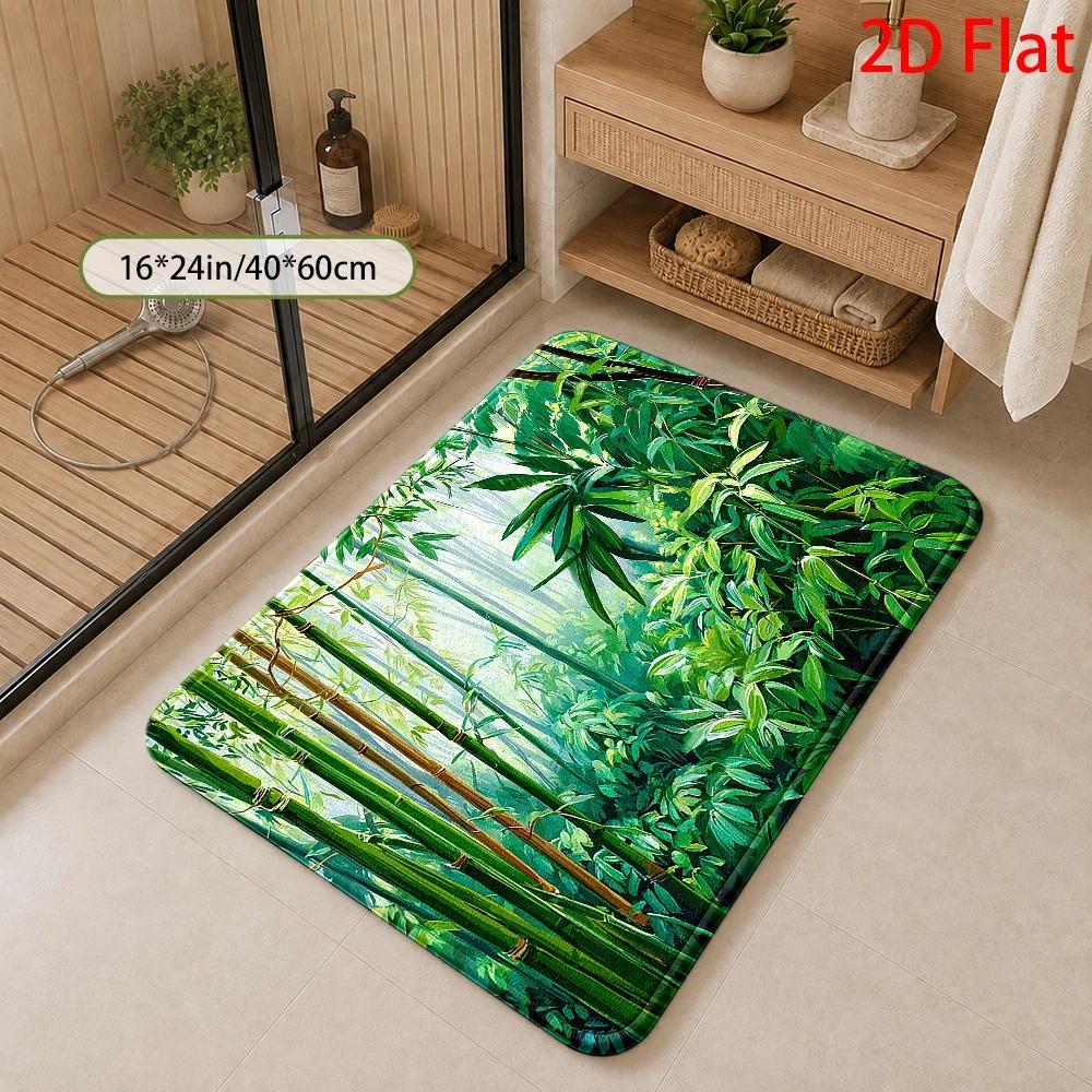 Коврик для ванной с узором тро – обзор и цена Bamboo Bath Mat