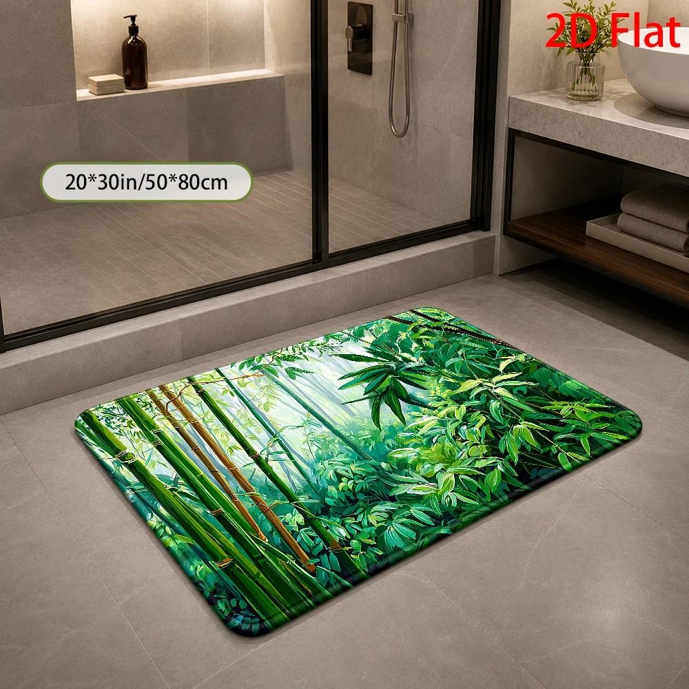 Коврик для ванной с узором тро – обзор и цена Bamboo Bath Mat