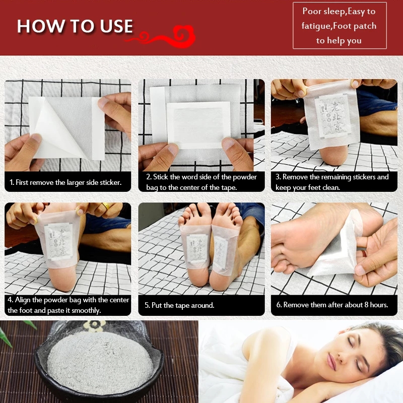 10 шт. традиционных китайских  – обзор и цена Detox Foot Patch