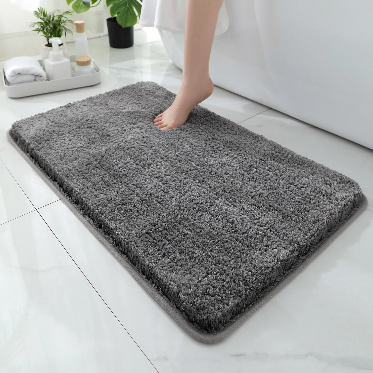 Округленный и утолщенный коври – обзор и цена Bamboo Bath Mat