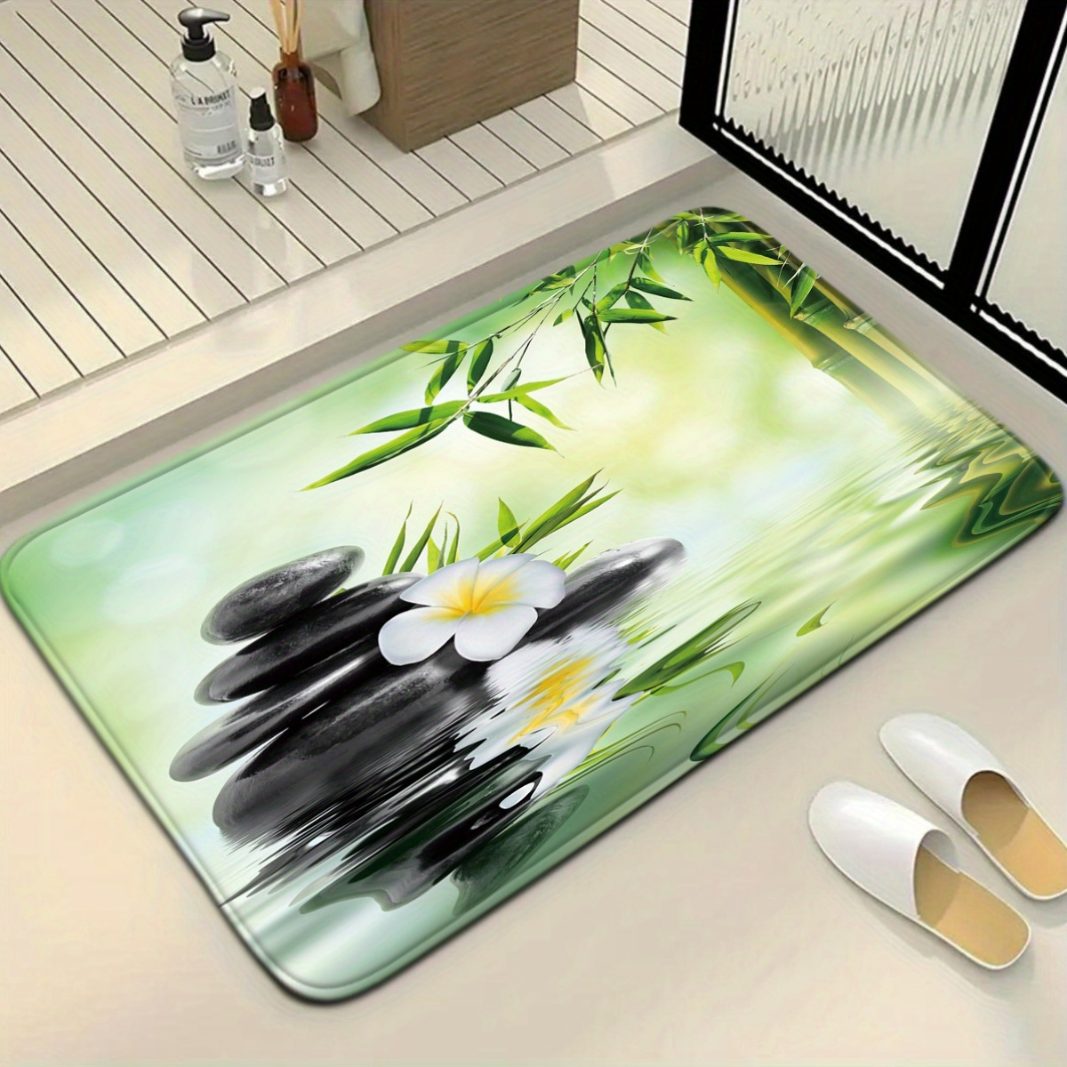 3-х предметное китайское бамбу – обзор и цена Bamboo Bath Mat