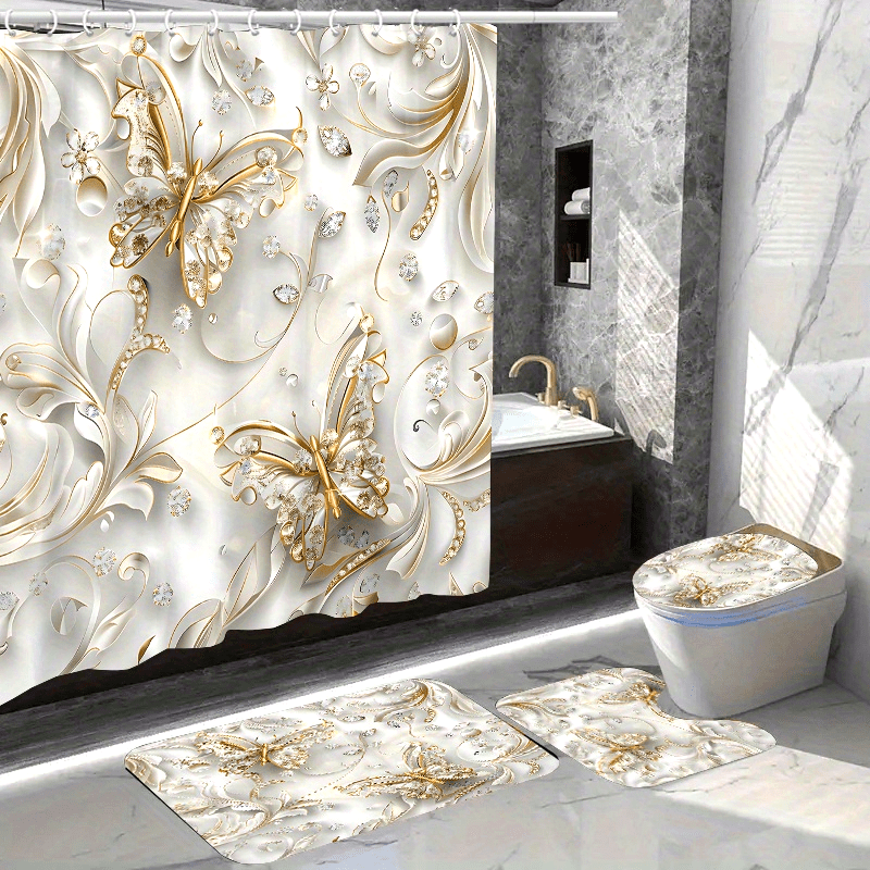 Элегантный комплект занавесок  – обзор и цена Bamboo Bath Mat