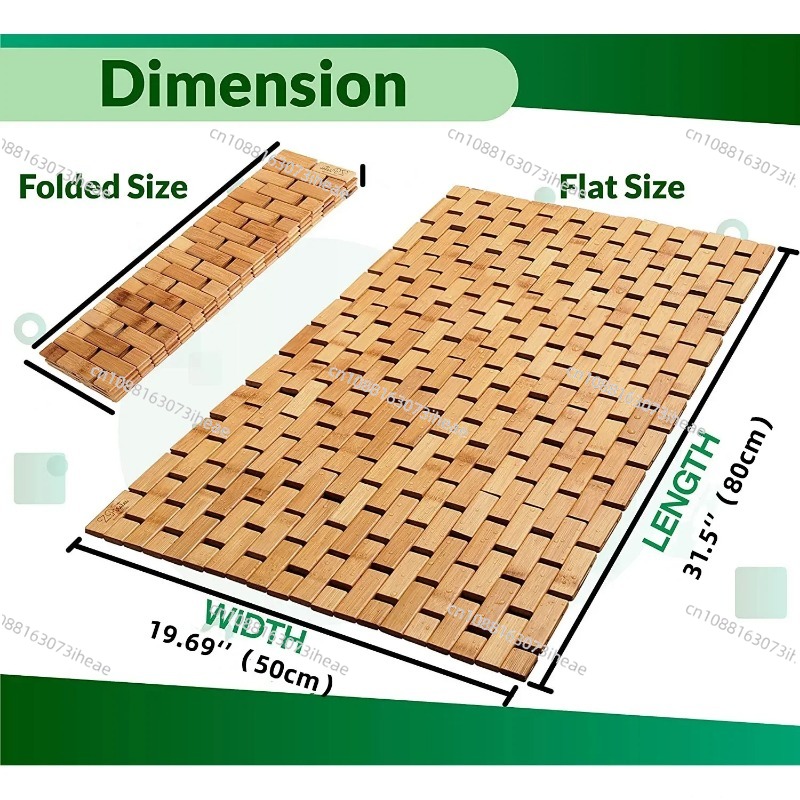 Бамбуковый коврик для ванной к – обзор и цена Bamboo Bath Mat