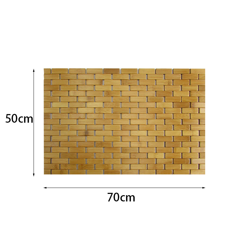 Коврик для ванной из тикового  – обзор и цена Bamboo Bath Mat