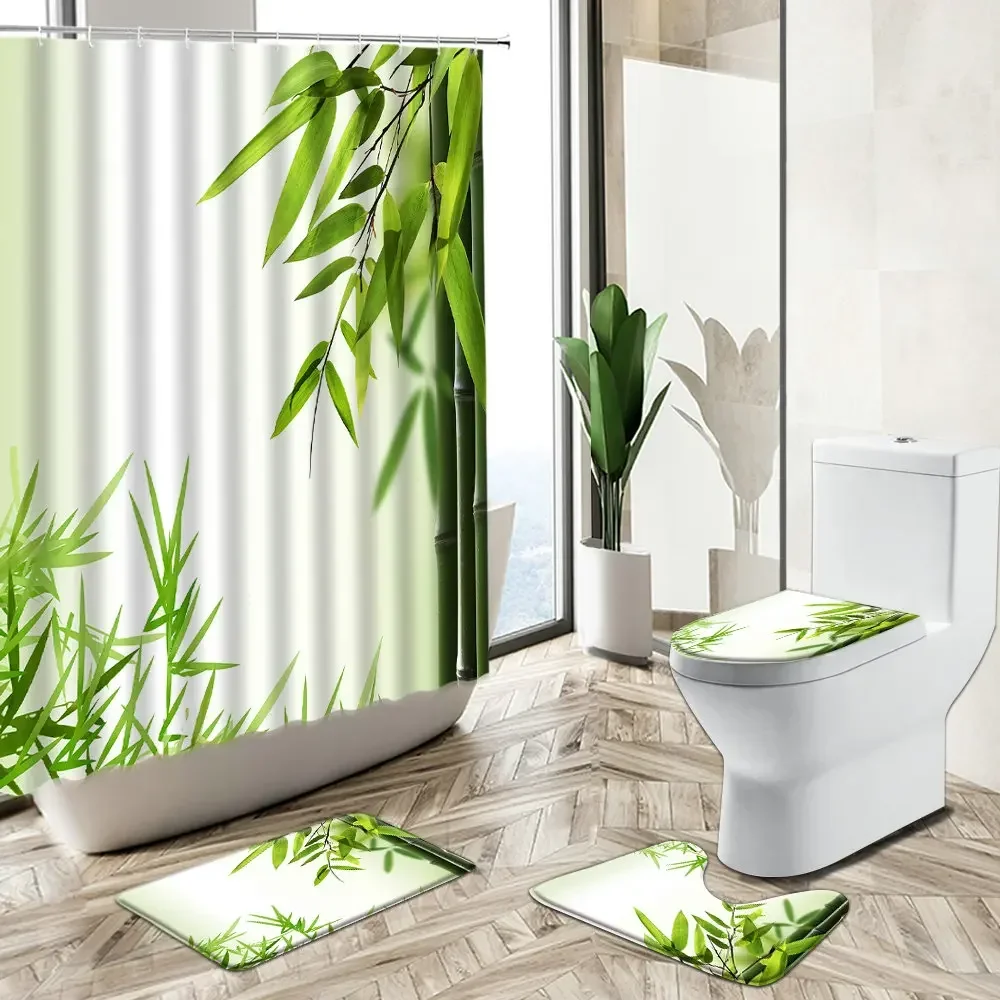 Комплект для ванной: шторка дл – обзор и цена Bamboo Bath Mat